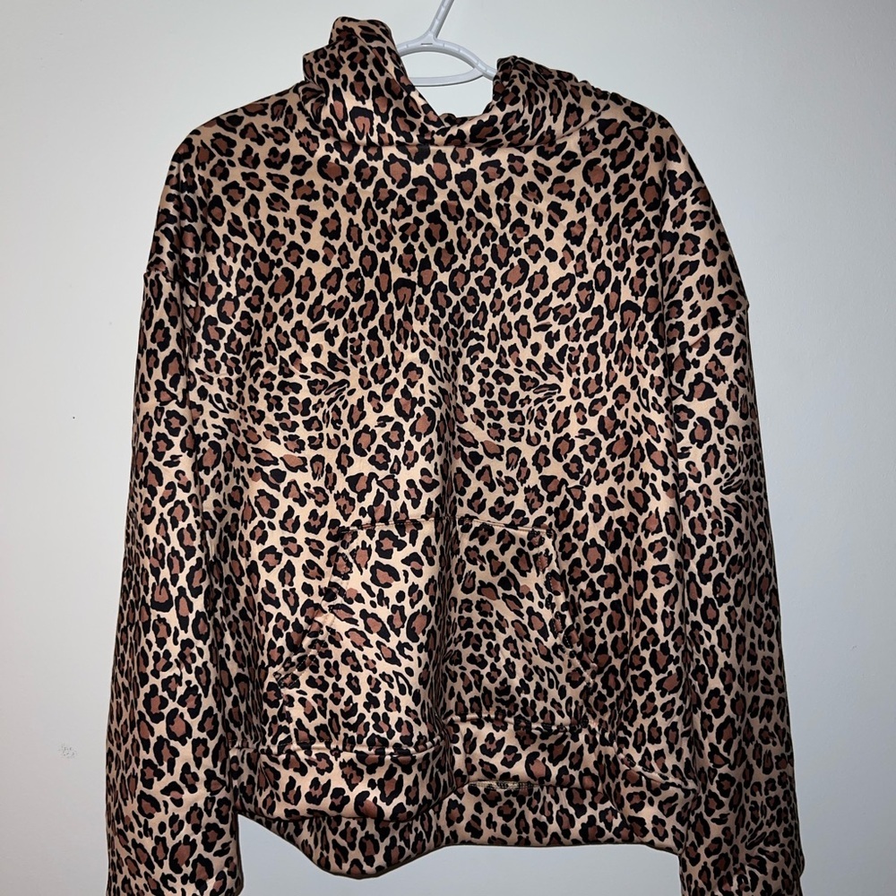 Leopard Print Hoodie